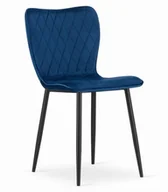 Krzesła - ELEGANCKIE KRZESŁO FIESTA GRANAT WELUR ZESTAW 4 SZTUKI - miniaturka - grafika 1