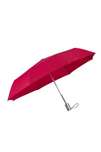 Samsonite Alu Drop S - Safe 3-częściowy parasol z automatycznym otwieraniem zamknięciem, 28,5 cm, różowy (Dark Pink), różowy (Dark Pink), parasole - Parasole - miniaturka - grafika 1
