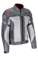 Odzież motocyklowa - Kurtka Motocyklowa Acerbis Ruby Damska Szary/CzerwonyXXL - miniaturka - grafika 1