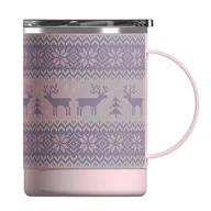 Kubki termiczne - Asobu Kubek termiczny z uchwytem Ultimate 360 ml Asobu - sweater pink SM30 Sweater Pink - miniaturka - grafika 1