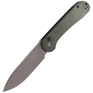 Nóż składany CIVIVI Button Lock Elementum Dark Green Micarta, Gray Stonewashed (C2103C) - Noże - miniaturka - grafika 7