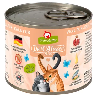 GranataPet Pakiet DeliCatessen 12 x 200 g Czysta cielęcina - Mokra karma dla kotów - miniaturka - grafika 3