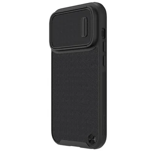 Nillkin Textured S Magnetic Case etui iPhone 14 Pro Max pokrowiec MagSafe z osłoną na aparat czarny - Etui i futerały do telefonów - miniaturka - grafika 2