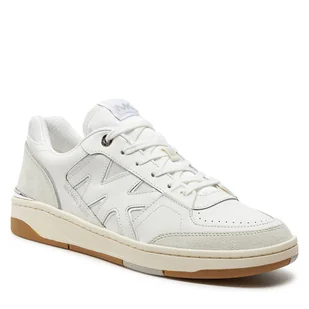 Sneakersy MICHAEL Michael Kors Rebel Leather Sneaker 42S4RBFS1D Biały - Sneakersy męskie - miniaturka - grafika 1