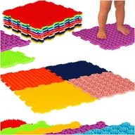 Maty edukacyjne - Mata sensoryczna puzzle montessori do masażu stóp 8 elementów kolorowe - puzzle - miniaturka - grafika 1