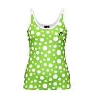 Koszulki i topy damskie - HEAD Spirit Ii Tank Top damski tank top zielony - miniaturka - grafika 1