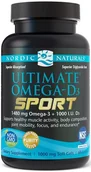 Witaminy i minerały - Ultimate Nordic Naturals Omega-D3 Sport (60 kaps.) - miniaturka - grafika 1