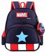 Plecaki szkolne i tornistry - Plecak + saszetka szkolny do przedszkola szkoły KAPITAN AMERYKA dla chłopca - miniaturka - grafika 1