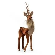 Ozdoby bożonarodzeniowe - Figurka na Boże Narodzenie, SW/OZD/361 13x5x29 cm, brązowa - miniaturka - grafika 1