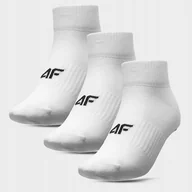 Skarpetki damskie - Skarpety 4F 4FAW23USOCF198 10S biały 39-42 - miniaturka - grafika 1