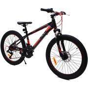 Rowery - Nicebike XC240 24 cale Czarno-czerwony - miniaturka - grafika 1