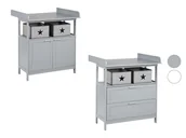 Komody dla dzieci - Roba Komoda do przewijania „Hamburg” z nakładką do przewijania - miniaturka - grafika 1