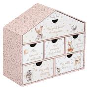 Pudełka i szkatułki - Pudełko wspomnień MEMORY BOX, domek, 20,3 x 9 x 19 cm - miniaturka - grafika 1