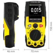 Multimetry - Trotec Cyfrowy multimetr True RMS z wbudowaną kamerą termowizyjną BE60 - miniaturka - grafika 1