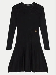 Guess Sukienka dzianinowa J4YK30 Z2YJ2 Czarny Regular Fit - Sukienki i spódniczki dla dziewczynek - miniaturka - grafika 1