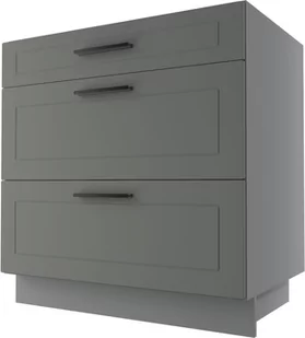 Bergamo Szafka Dolna D3E/80 Hettich Szary Mat - Meble kuchenne - miniaturka - grafika 1