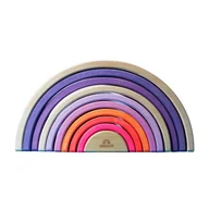 Klocki - Tęcza Grimm’s 10 elementów Neon Pink - miniaturka - grafika 1