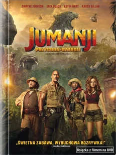 Jumanji: Przygoda w dżungli (książka z DVD) - Komedie DVD - miniaturka - grafika 2