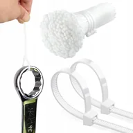 Pozostałe narzędzia ogrodowe - Montis Opaski zaciskowe Montis białe 4,8x300mm MT140 /100szt - miniaturka - grafika 1