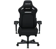 Fotele gamingowe - Anda Seat Kaiser 4 L Gamingowy do 120kg Tkanina Czarny - miniaturka - grafika 1