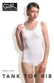 Koszulki i topy damskie - KOSZULKA GATTA TANK TOP RIB (kolor czarny, rozmiar M) - miniaturka - grafika 1