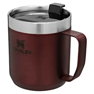 Stanley CLASSIC KUBEK TERMICZNY Z POKRYWKĄ 350 ML BORDOWY STAL NIERDZEWNA TWORZYWO SZTUCZNE 10-09366-008 - Kubki termiczne - miniaturka - grafika 1