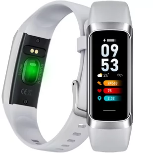 Rubicon RNCF05 Srebrny - Smartband - miniaturka - grafika 1