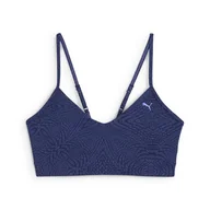 Biustonosze - Damski Stanik sportowy PUMA MOVE CLOUDSPUN BRA AOP 52669146 – Fioletowy - miniaturka - grafika 1