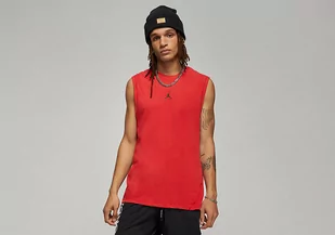 Nike Air Jordan Dri-Fit Sport Sleevelees Top Gym Red - Koszulki męskie - miniaturka - grafika 1