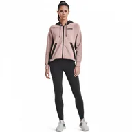 Bluzy sportowe damskie - Damska bluza treningowa UNDER ARMOUR Rival + FZ Hoodie - miniaturka - grafika 1