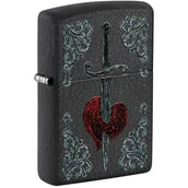 Trafika - Zapalniczka Zippo Heart Dagger Tattoo Benzynowa - miniaturka - grafika 1