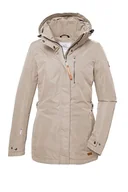 Kurtki damskie - G.I.G.A. DX Damska kurtka funkcyjna/kurtka outdoorowa z odpinanym kapturem GS 26 WMN JCKT, jasnobeżowa, 46, 41452-000 - miniaturka - grafika 1