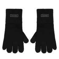 Rękawiczki - Rękawiczki Calvin Klein LV14F8041G Czarny - miniaturka - grafika 1