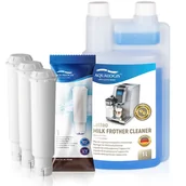 Akcesoria i części do ekspresów do kawy - Zestaw Krups filtr AL-TES46 3 szt, Aqualogis Latteo 1000ml - miniaturka - grafika 1