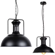 Lampy sufitowe - LUMENIX Lampa sufitowa natynkowa z serii Retro & Loft: Loftinio (LW05) 3xE27 - Czarna LAMPA-LW005 - miniaturka - grafika 1