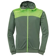 Kurtki męskie - Kempa Emotion 2.0 męska kurtka z kapturem, dragon zielona/zielona, XXXL - miniaturka - grafika 1