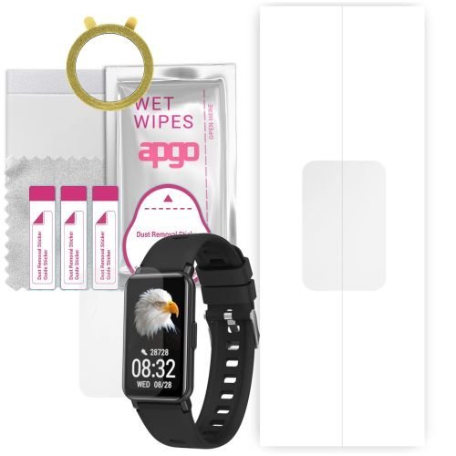1x folia hydrożelowa ochronna do Maxcom FW53 Nitro - apgo Smartwatch Hydrogel Protection Ochrona na ekran smartwatcha