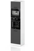 Szafki kuchenne - Słupek Kuchenny 3 Szuflady 60cm Piekarnik S60ms3 Spremium Szary Mat - miniaturka - grafika 1