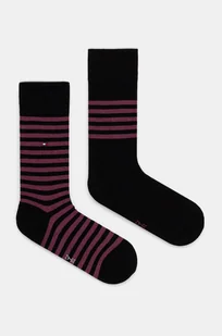 Tommy Hilfiger skarpetki 2-pack męskie kolor czarny 701229846 - Skarpetki męskie - miniaturka - grafika 1