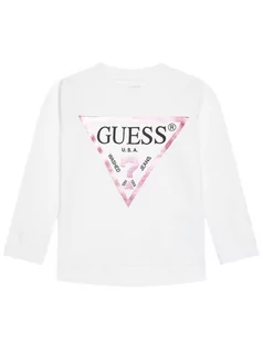 Bluzy dla chłopców - Guess Bluza J74Q10 KAUG0 Biały Regular Fit - grafika 1