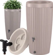 Zbiorniki na deszczówkę - Zbiornik na deszczówkę Mika 240l Beczka na wodę + Kranik 3/4 - miniaturka - grafika 1