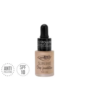 Purobio Podkład Pielęgnacyjny Drop, Anti Pollution, Kolor 03Y, 15ml - Podkłady do twarzy - miniaturka - grafika 1