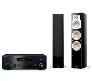 Yamaha R-N600A (czarny) NS-555 (czarny) - Zestawy stereo - miniaturka - grafika 1