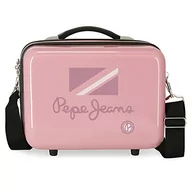 Kosmetyczki, organizery i kuferki - Pepe Jeans Holi kosmetyczka z torbą na ramię, różowa, 29 x 21 x 15 cm, sztywna, ABS 9,14 l, 0,84 kg, różowa, regulowana kosmetyczka z torbą na ramię, Rosa, Regulowana kosmetyczka z torbą na ramię - miniaturka - grafika 1