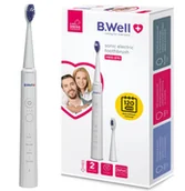 Szczoteczki elektryczne - Elektryczna do zębów B.WELL MED-870 Biała - miniaturka - grafika 1
