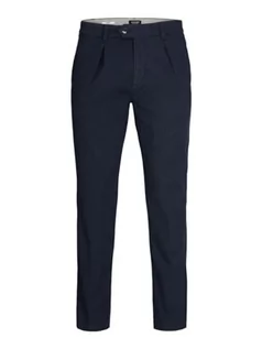 Spodnie męskie - JACK & JONES Jpstace Jjharvey zimowe spodnie chinosy męskie, niebieski, 33W / 34L - grafika 1