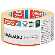 Folie i taśmy malarskie - Tesa Taśma maskująca malarska standard 50m x 50mm - miniaturka - grafika 1