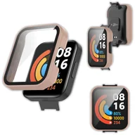 Akcesoria do smartwatchy - Etui ochronne + szkło 2w1 Vanfone do Xiaomi Redmi Watch 2 Lite, różowy - miniaturka - grafika 1