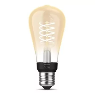 Inteligentna żarówka PHILIPS HUE White Filament ST64 E27. Klasa energetyczna G - Żarówki LED - miniaturka - grafika 1