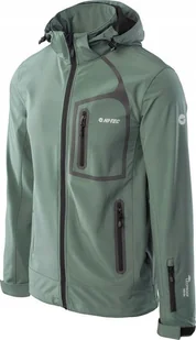 Kurtka Softshell Hi-tec Nils Męska z Kapturem Wodoodporna Membrana 10000 XL - Kurtki męskie - miniaturka - grafika 1